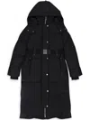 Moose Knuckles Cloud Hooded Parka In Schwarz