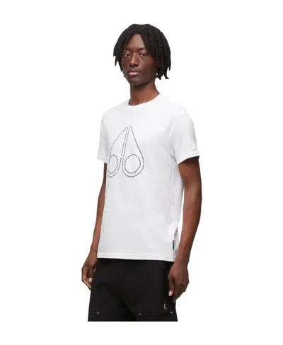 Moose Knuckles Gerrard Logo-print T-shirt In White