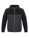 Moose Knuckles Glenvale Ribbed-panel Padded Jacket Clothing In Black