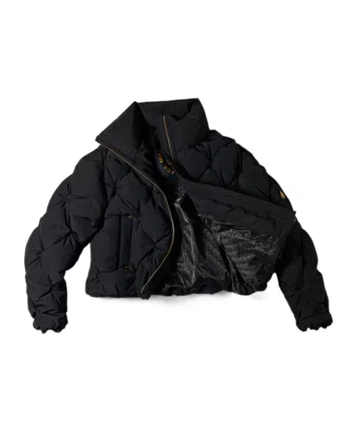 Moose Knuckles Glint Tufted Down Puffer In Black