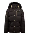 Moose Knuckles 3q Detachable-hood Padded Jacket In Black