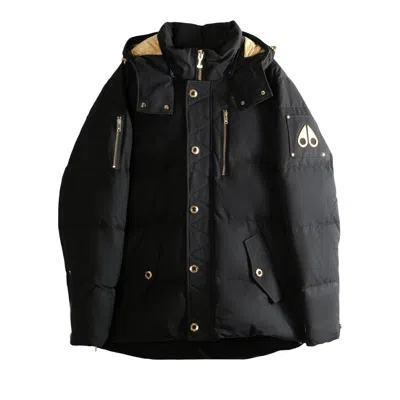 Pre-owned Moose Knuckles Gold Q Jacket 'black' | Men's Size M