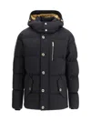 Moose Knuckles Gold Series 3q Shearling Jacket In Blue