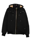 Moose Knuckles Gold Series Ballistic Jacket In Black