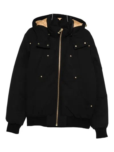 Moose Knuckles Gold Series Ballistic Jacket In Black