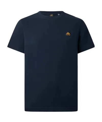 Moose Knuckles Gold Series Crescent T-shirt In Blue