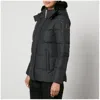 Moose Knuckles Goose Down Puffer Down Jacket In Black