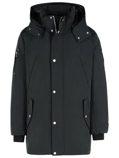 MOOSE KNUCKLES MOOSE KNUCKLES 'GRANITE PEAK' BLACK POLYESTER PARKA