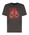 Moose Knuckles Graphic-print T-shirt In Brown