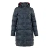Moose Knuckles Gray Cotton Coat In Blue