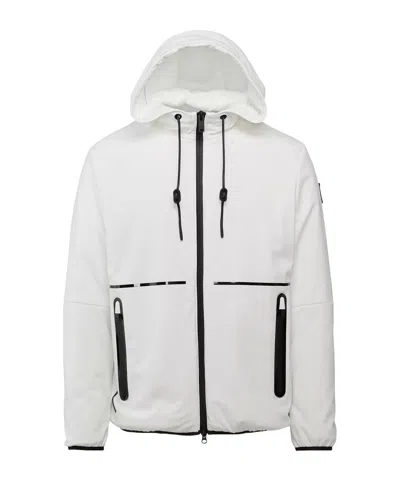 Moose Knuckles Grayton Hooded Drawstring Jacket In White