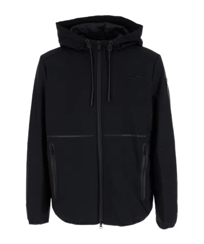 Moose Knuckles Grayton Hooded Jacket In Black