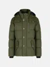 Moose Knuckles Green Cotton And Nylon Jacket In Green