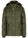 Moose Knuckles Cotton And Nylon Hooded Jacket In Green
