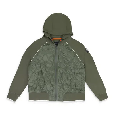 Moose Knuckles Green Huntington Zip Hoodie