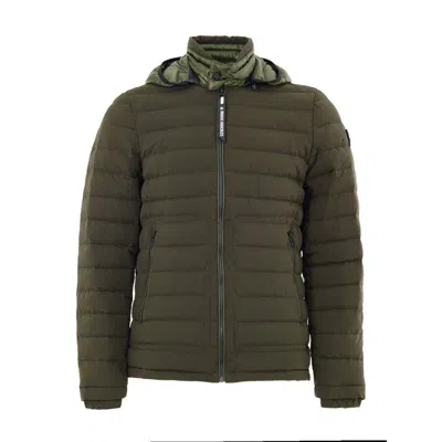 Moose Knuckles Green Nylon Coat