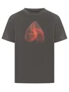 Moose Knuckles Graphic-print T-shirt In Gray