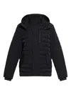 Moose Knuckles Greystone Down Jacket In Black