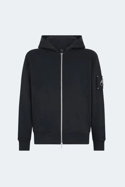 Moose Knuckles Hardsfield Zip Up Hooded Top In Animal Print
