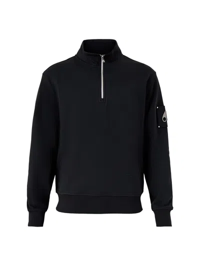 Moose Knuckles Hartsfield 1/4 Zip In Black