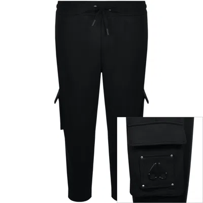 Moose Knuckles Hartsfield Cargo Joggers Black In Navy