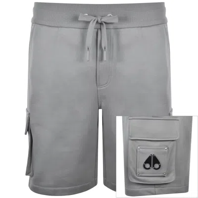 Moose Knuckles Hartsfield Cargo Shorts Grey In Gray