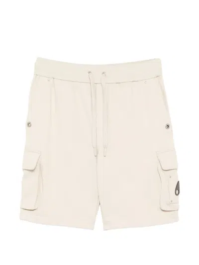 Moose Knuckles Hartsfield Cargo Shorts In White