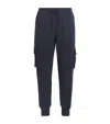 Moose Knuckles Hartsfield Cargo Sweatpants In Blue
