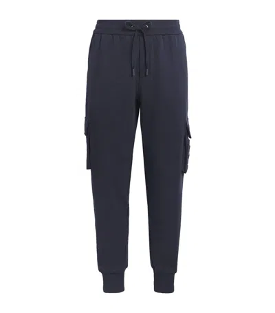 Moose Knuckles Hartsfield Cargo Sweatpants In Blue