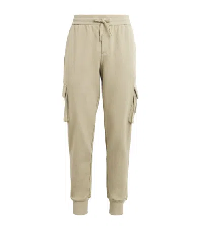 Moose Knuckles Logo-embroidered Cargo Track Pants In Neutrals