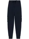 Moose Knuckles Hartsfield Cargo Track Pants In Blue