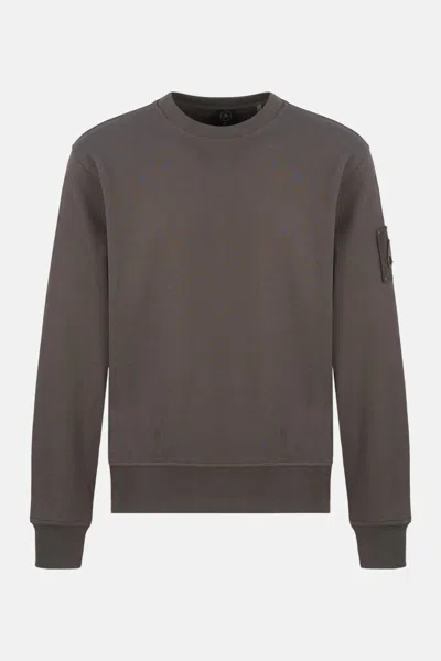 Moose Knuckles Hartsfield Crew Sweatshirt In Gray