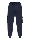 Moose Knuckles Hartsfield Drawstring Track Pants In Blue