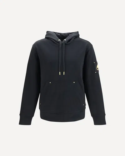 Moose Knuckles Hartsfield Gold Series Zip Up Hoodie In Black