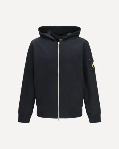Moose Knuckles Hartsfield Zip-up Hoodie Clothing In Black