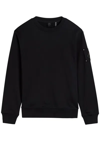 Moose Knuckles Hartsfield Logo-appliqué Cotton Sweatshirt