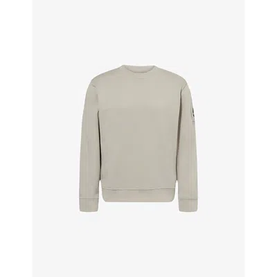 Moose Knuckles Hartsfield Logo-embellished Cotton Sweatshirt In Dusk