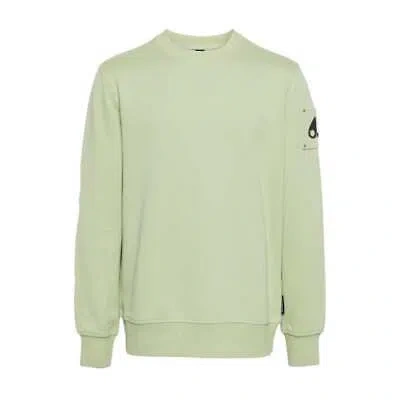 Pre-owned Moose Knuckles Hartsfield Pullover Mint Green Sweatshirt