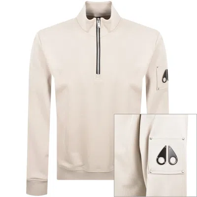 Moose Knuckles Hartsfield Qz Sweatshirt Beige In Neutral