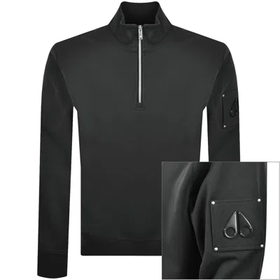 Moose Knuckles Hartsfield Qz Sweatshirt Grey In Black