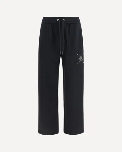 Moose Knuckles Hartsfield Straight Leg Trousers In Black