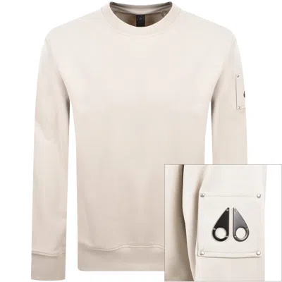 Moose Knuckles Hartsfield Sweatshirt Beige In Nude