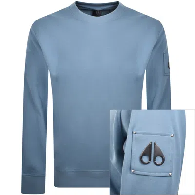 Moose Knuckles Hartsfield Sweatshirt Blue