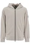 Moose Knuckles Hartsfield Zip-up Sweat In Grey