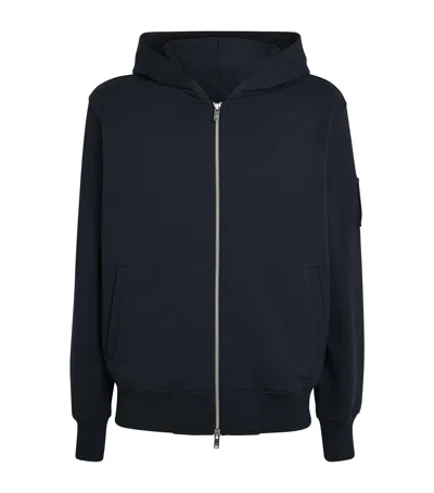 Moose Knuckles Hartsfield Zip-up Hoodie In Animal Print