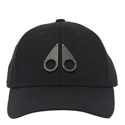 Moose Knuckles Hats In Black