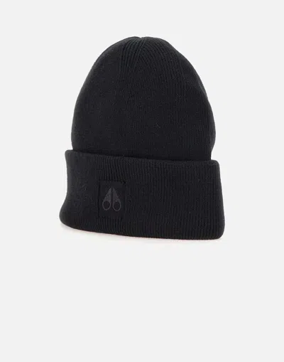 Moose Knuckles Hats In Black