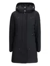 Moose Knuckles Hooded Cloud Parka In Black