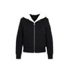 Moose Knuckles Hooded Coat With Plush Lining And Functional Pockets In Black