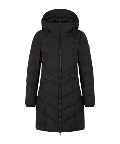 Moose Knuckles Hooded Cotton Suit In Black